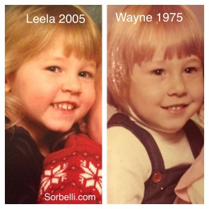 Leela & Wayne Sorbelli Baby Picture Comparisons on Family Website