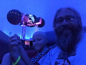 Nicky & Wayne Sorbelli experience the  Planetarium at the Miami Science Museum 