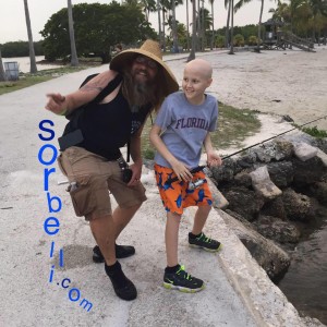 Wayne & Nicky Sorbelli fishing at Matheson Hammock Park Lagoon in Miami
